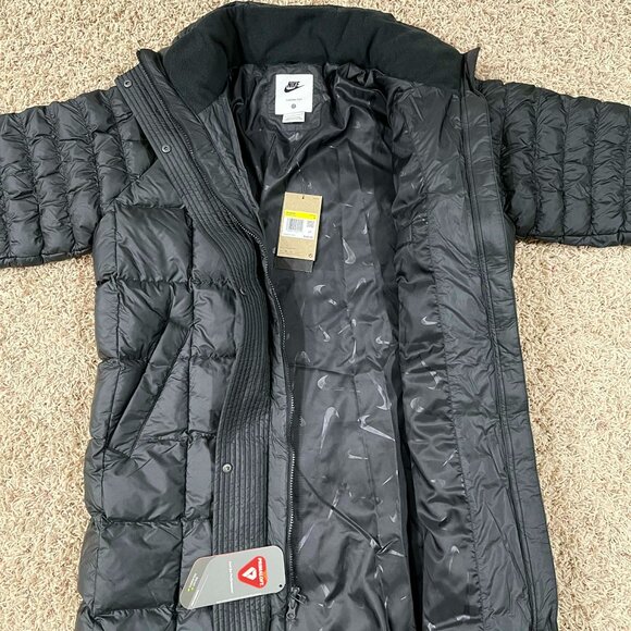 Nike Sportswear Swoosh Puffer PrimaLoft Parka Coat Jacket FB7670-010, Women's S - Picture 10 of 15